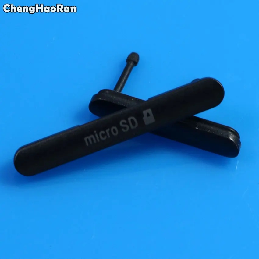 M4--Black ChengHaoRan USB зарядное устройство Порт Разъем+ наушники+ Micro SD и sim-карты крышка для sony Xperia M2 M4 Aqua D2403 D2406 E2303 E2333 E2353 - Цвет: M4--Black