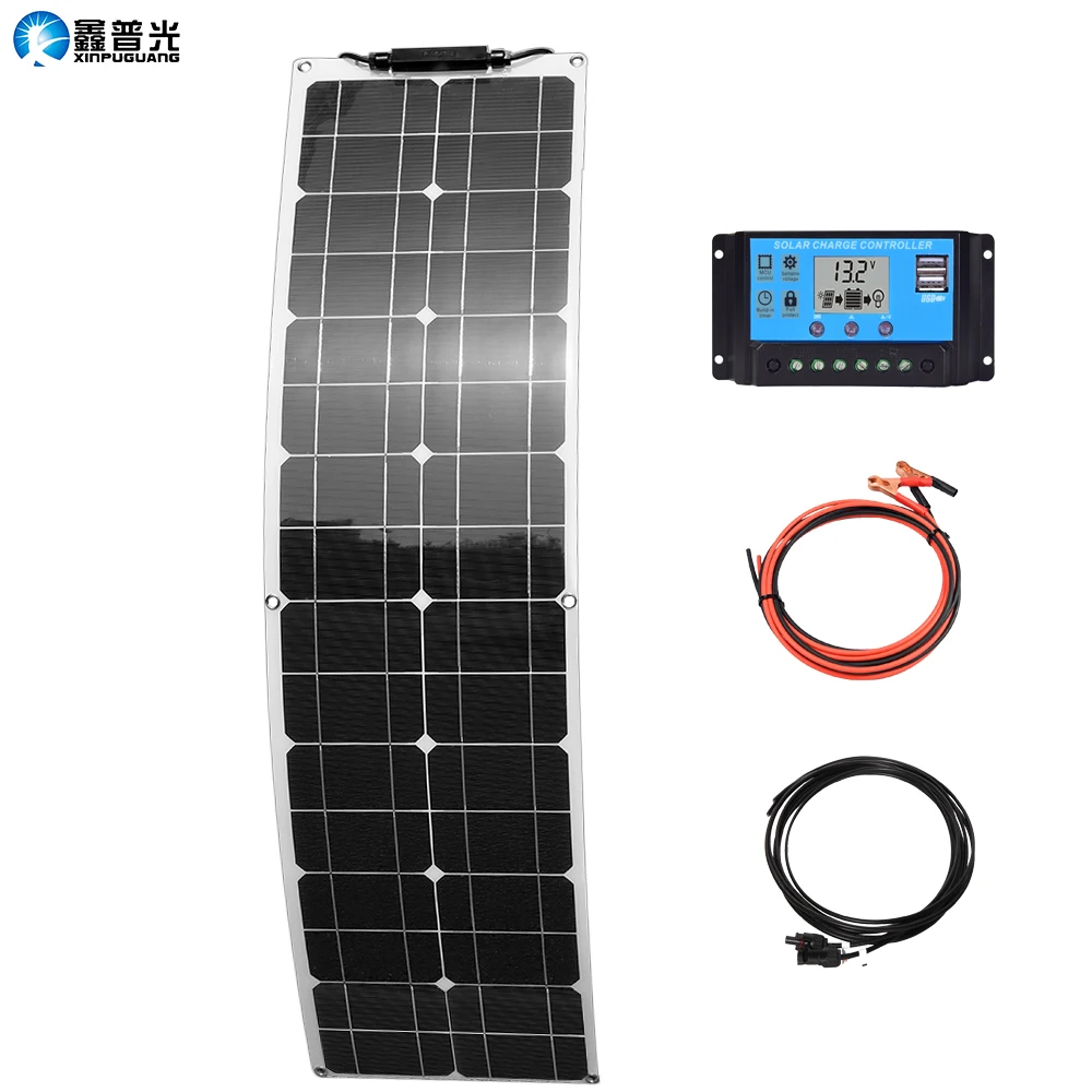 

Xinpuguang solar panel 50w 16V Flexible Monocrystalline panel Solar Cell Solar for Battery charger