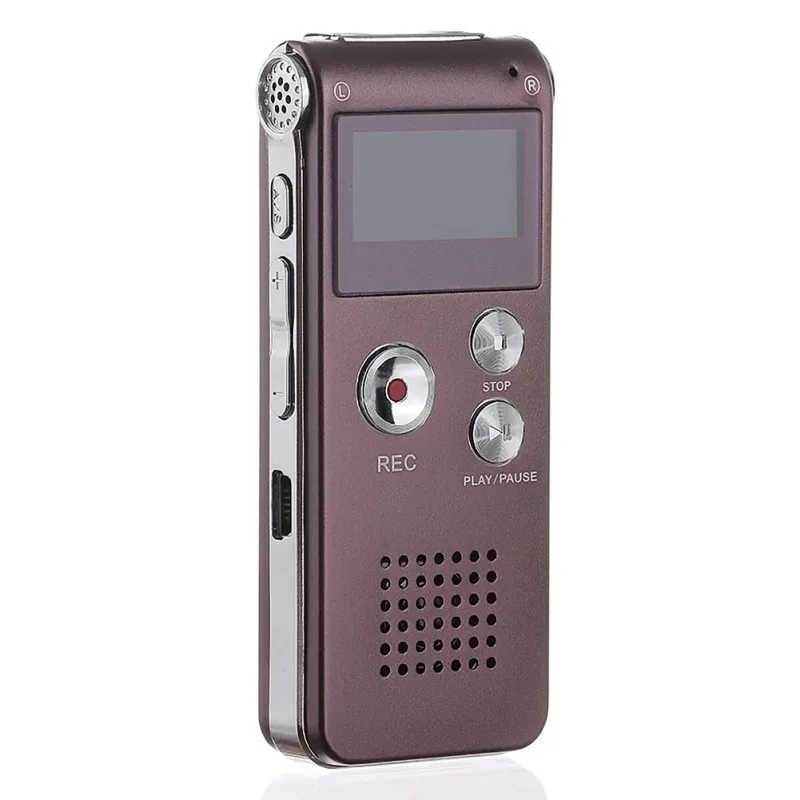 8 ГБ/16 Гб Диктофон ЖК-экран перезаряжаемый цифровой аудио звук Запись MP3 плеер