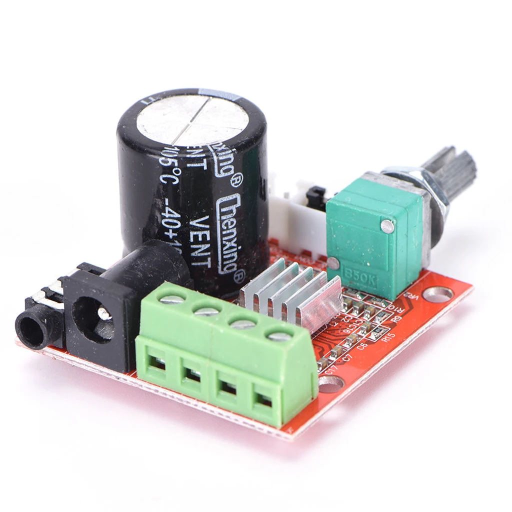 12V Hi Fi PAM8610 аудио стерео усилитель плата 2X10W двухканальный D Класс|Органайзеры для