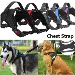 Harnais réglable en Nylon pour chiens et chats, sangle de poitrine, Golden Retriever, Doberman, fournitures d'extérieur pour animaux de compagnie, gilet pour petits, moyens et grands chiens 