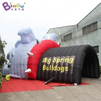 Giant 10x8x5M Inflatable Montclair Bulldog Tunnel / Customized Inflated Entry Baseball Inflatable Sports Passage - BG-A1110 2