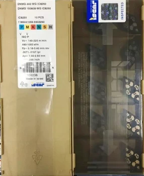

10PCS ISCAR CARBIDE INSERT DNMG 150608-WG IC8250