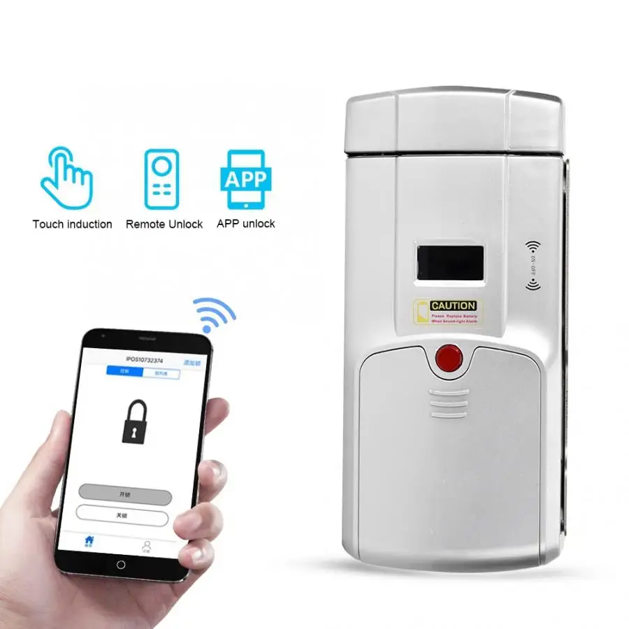 WAFU 011 электронный Bluetooth скрытый умный дистанционный дверной замок для дома, для безопасности в помещении