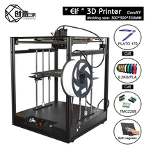 Créativité BestNew CoreXY ELF double z-axis imprimante 3D précision en aluminium profil cadre grande surface support bl-touch nivellement automatique(China)