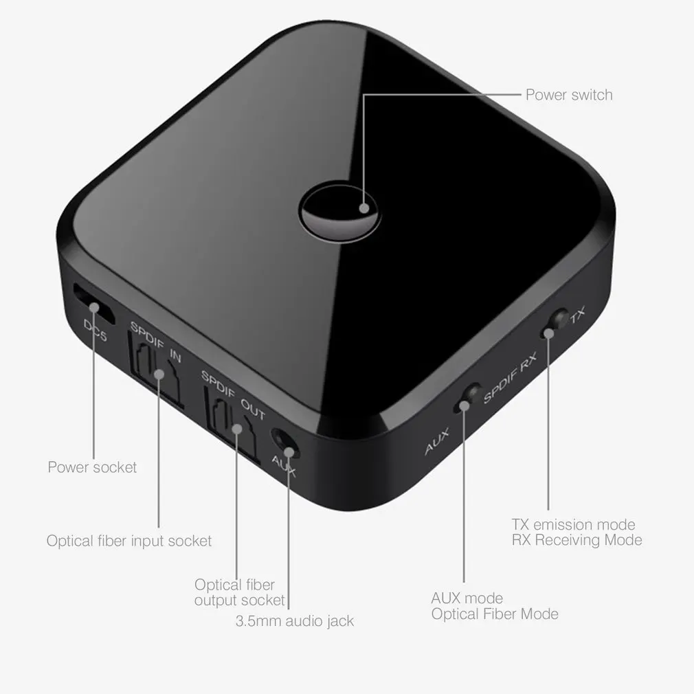 APTX Bluetooth 5,0 адаптер CSR8670 BT Bluetooth приемник и передатчик для ТВ ПК HIFI аудио 3,5 мм SPDIF Оптическое волокно