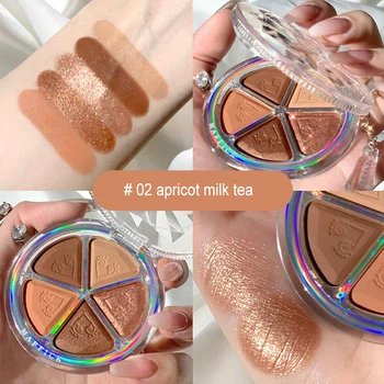 

New 5 Color Glitter Eyeshadow Diamond Eye Liner Gel Shimmer White Silver Pearlescent Metallic Shiny Makeup eye Cosmetics TSLM1