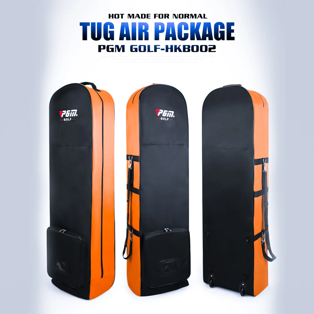 PGM брендовая прочная сумка для гольфа, воздушная сумка для гольфа с шкивом, однослойная партия, сумки для гольфа, авиационная сумка - Цвет: orange