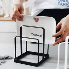 A1 1 упаковка, европейская полка из кованого железа, лоток, стеллаж для хранения, кухонные принадлежности, разделочная доска, поднос, чаша, дренажная стойка wx8151806