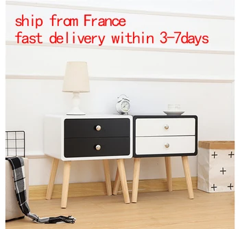 

2020 Bedside table Simple bedside table simple modern solid wood bedroom economy Nordic bedside storage cabinet locker HWC