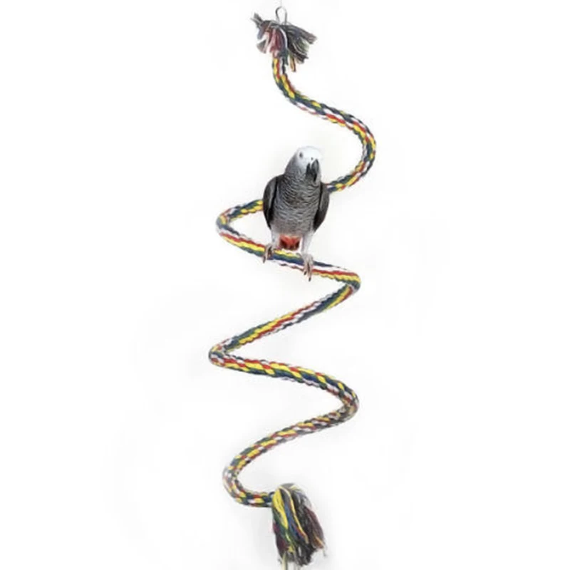 

Cotton Cloth Bird Perch Toy Cotton Cage Stand Iron Wire Environmental Material Traditional Handicrafts