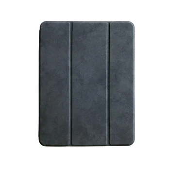 

Trifold Stand Smart Cover Fashion Pencil Holder Full-body Tablet Case Anti-slip Scratch Proof Auto Sleep For IPad Pro 12.9 Inch