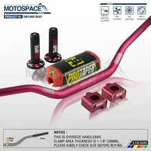 Руль для Pro Taper Pack Bar 1-1/" Классическая дверная ручка бар колодки ручки Pit Pro Racing Dirt Pit Bike мотоцикл с адаптер cnc