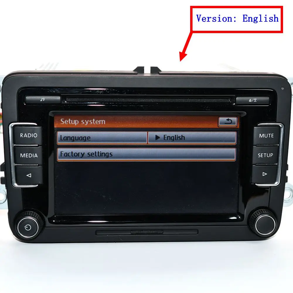 Оригинальная Автомагнитола RCD510 CD USB AUX RVC камера заднего вида для Golf 5 6 MK5 MK6 CC Passat