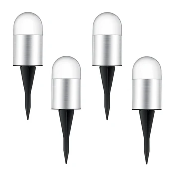 

4 Pack Solar Garden Light Solar Powered Water-Resistant Ground Light Landscape Lighting for Lawn Pathway Decking Outdoor Use