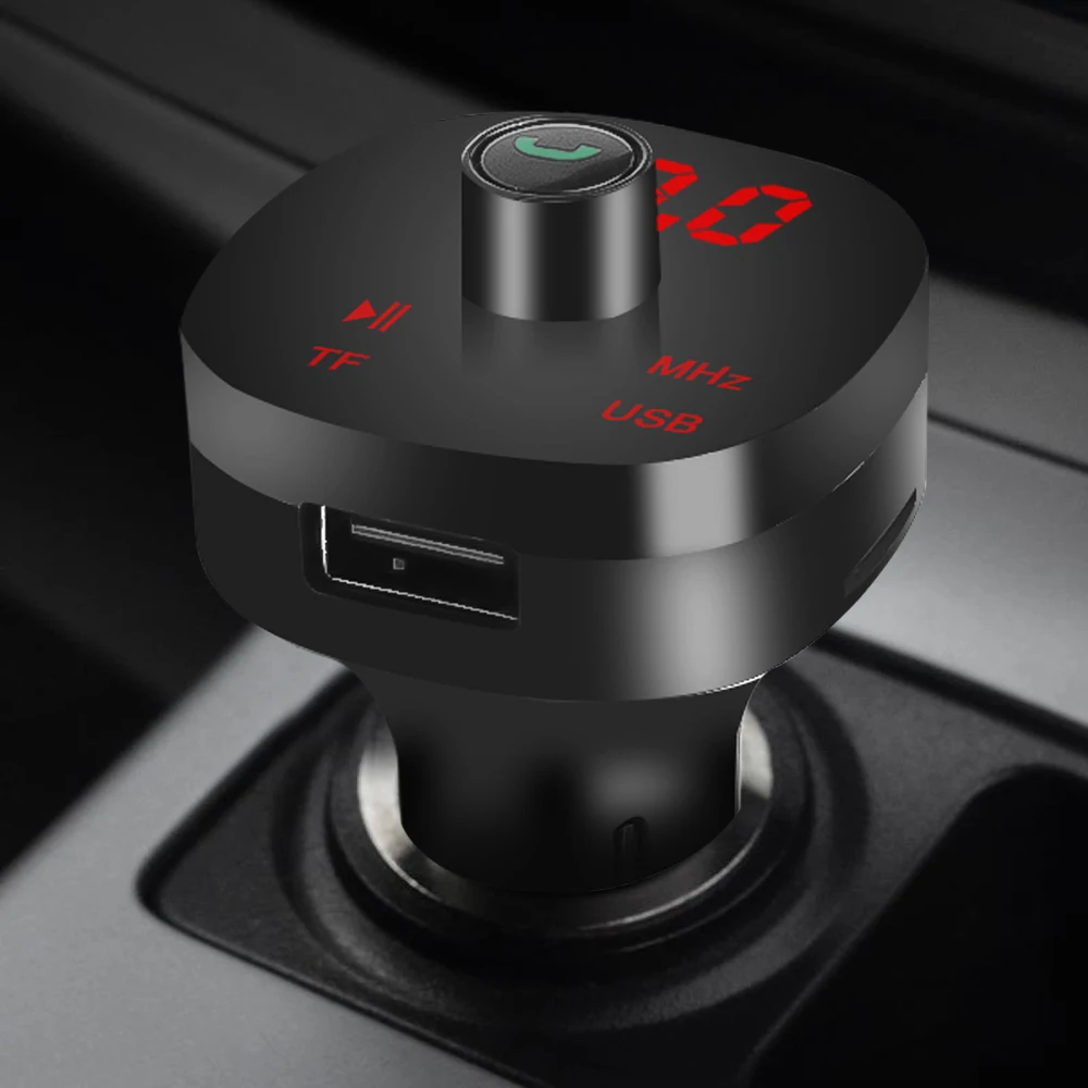 BT FM передатчик Handsfree Dual USB AUX автомобильное зарядное устройство Bluetooth автомобильный комплект мобильный телефон прикуриватель Автомобильный MP3-плеер TF U