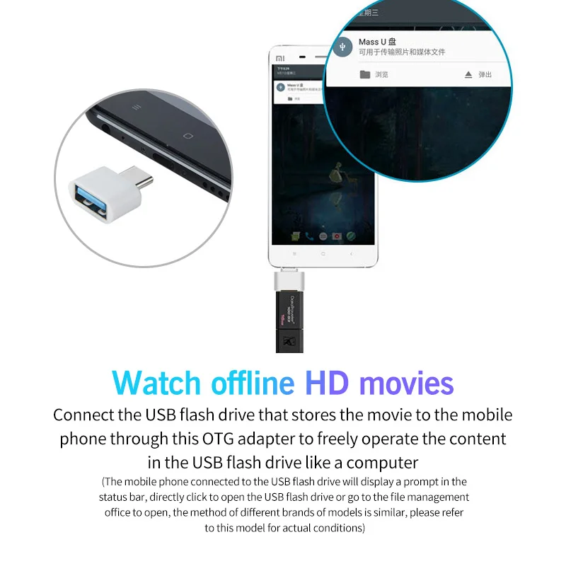 FONKEN OTG Type C To Usb 어댑터 2.0 마이크로 Usb 전화 어댑터 Usbc 스마트 폰 노트북-Usb 마우스 게임 패드 플래시 디스크 Otg 플러그