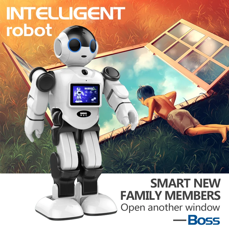 US $704.00 New 2Million Camera Smart Robot Voice Control interactive Robot Childrens Educational Robots Learning Machine Robots Toys gifts