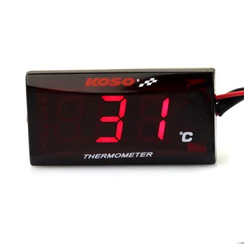 

Universal Motorcycle Digital Thermometer Water Temp Temperature Gauge Meter for Koso Racing Scooter Red LED Water Temp Meter