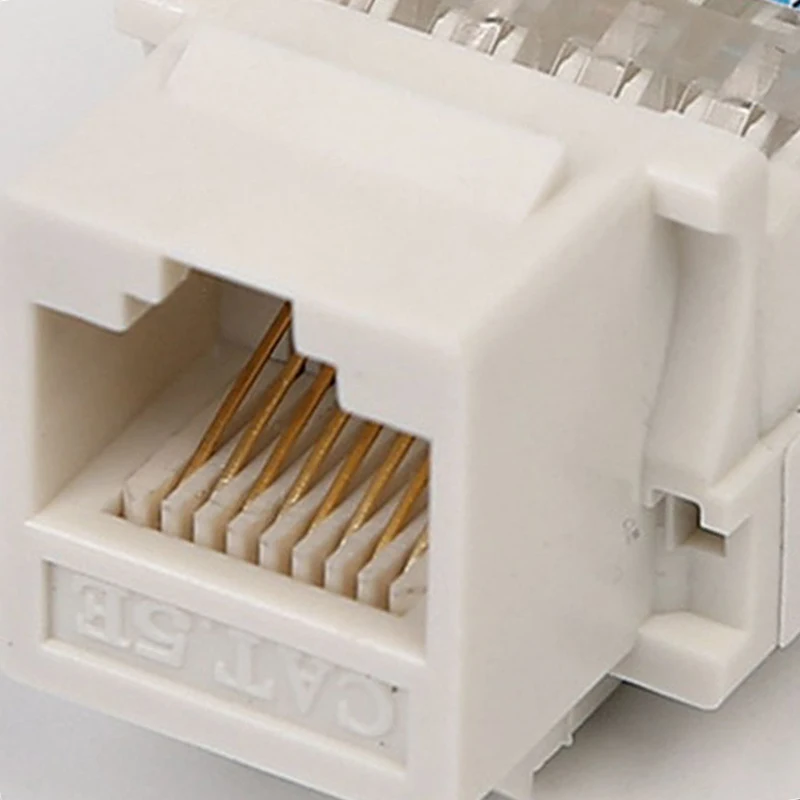 10 шт. CAT5E UTP сетевой модуль RJ45 разъем информационный компьютерная Розетка Кабель