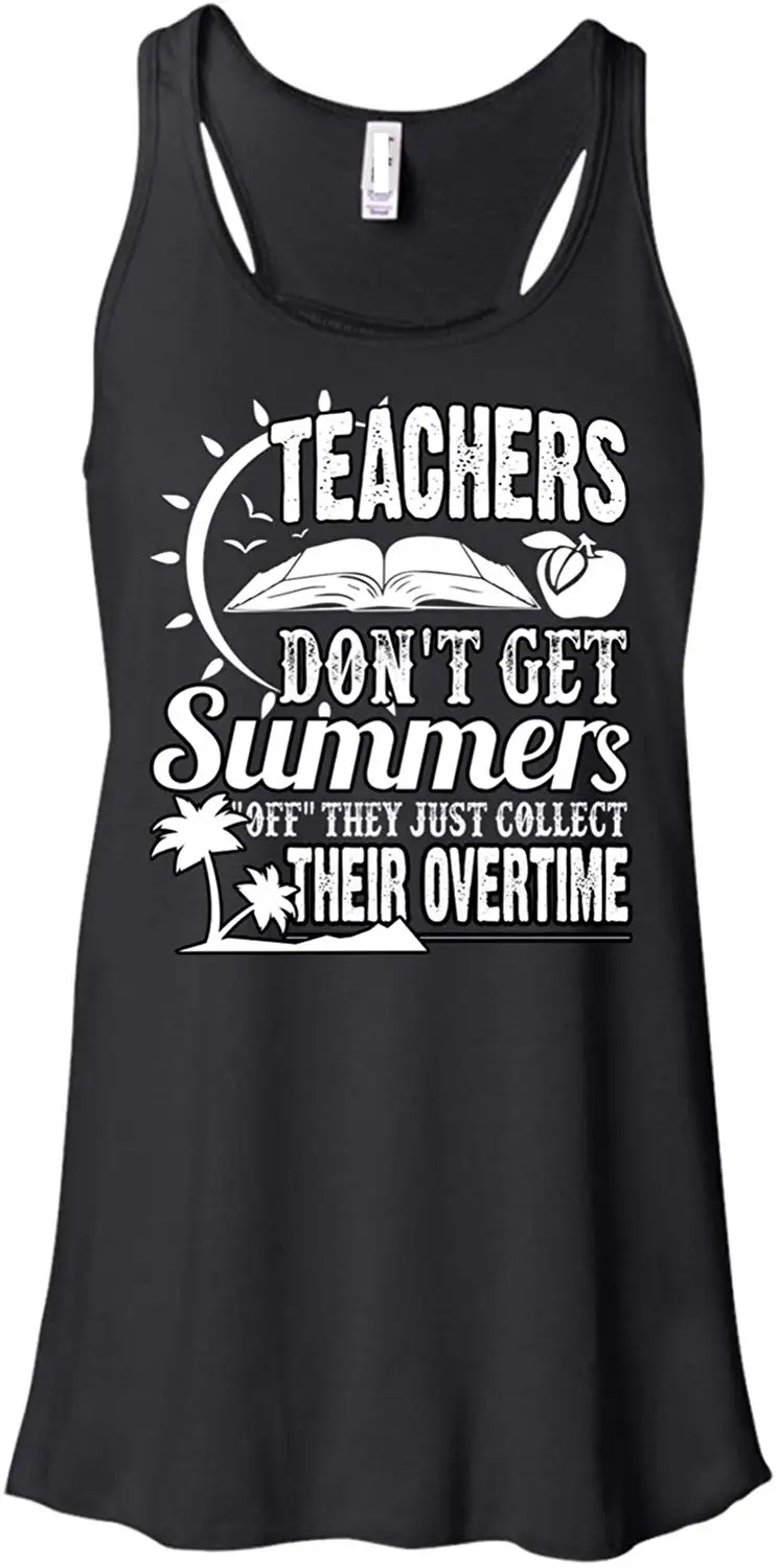 TSDFC Teachers Don't Get Summers Racerback майка крутая футболка для учителя унисекс мужская
