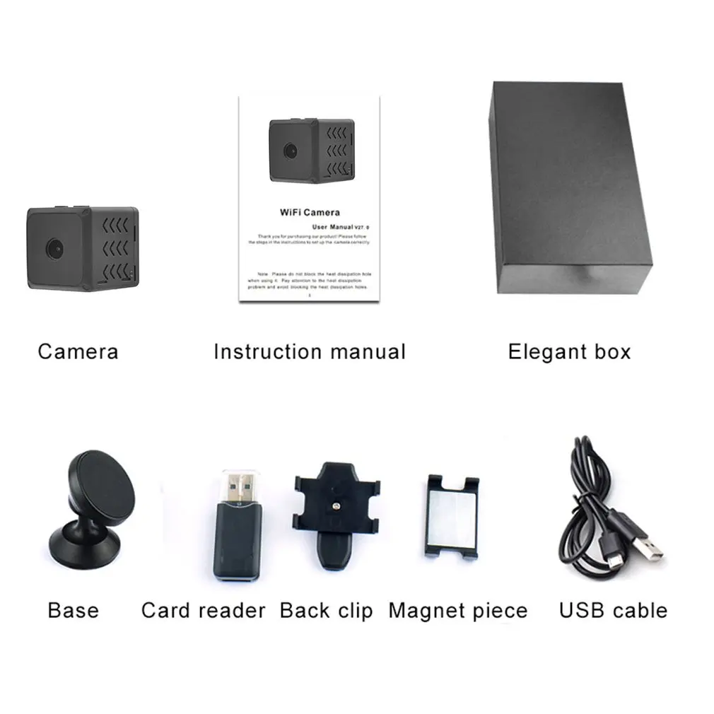

Wifi Wireless Camera ,Remote Network Monitoring Camera, Night Vision Infrared, Low-Power Family Smart Camera