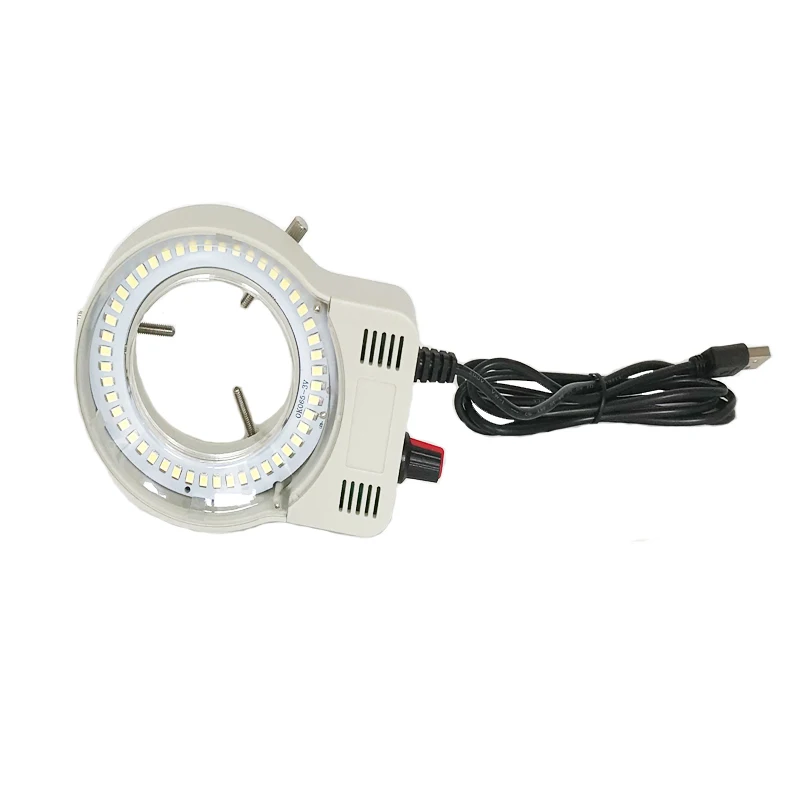 Черный col 48 шт LED SMD USB регулируемый кольцевой осветительный светильник лампа для