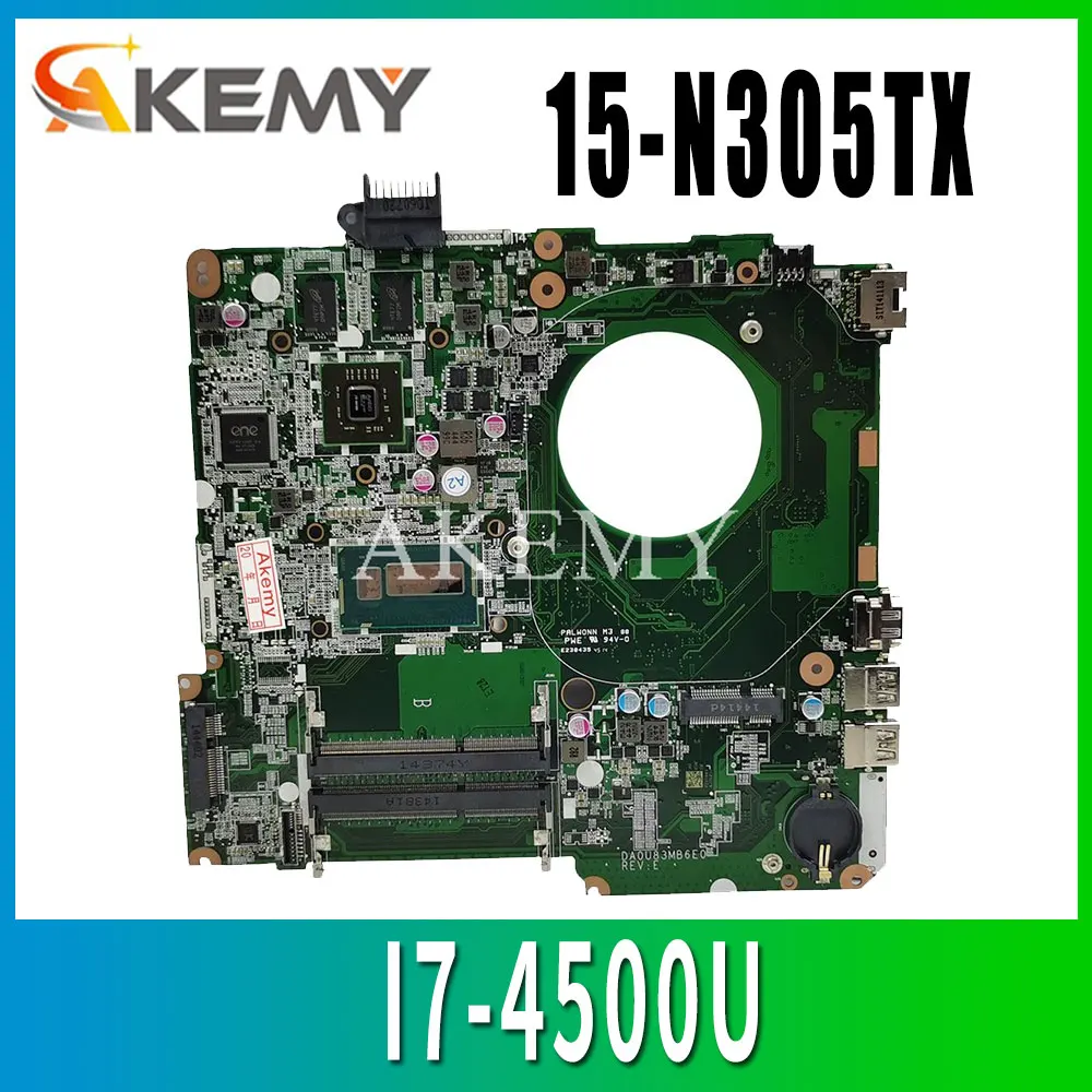 Материнская плата для ноутбука hp 15 N N305TX DA0U83MB6E0 737986 001 501 с I7 4500U full tesed|Материнские
