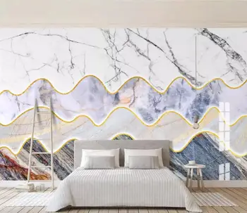 

CJSIR Custom Wallpaper Mural Abstract Artistic Concept Marble Pattern Landscape Mural TV Background Wall Papers Home Decor