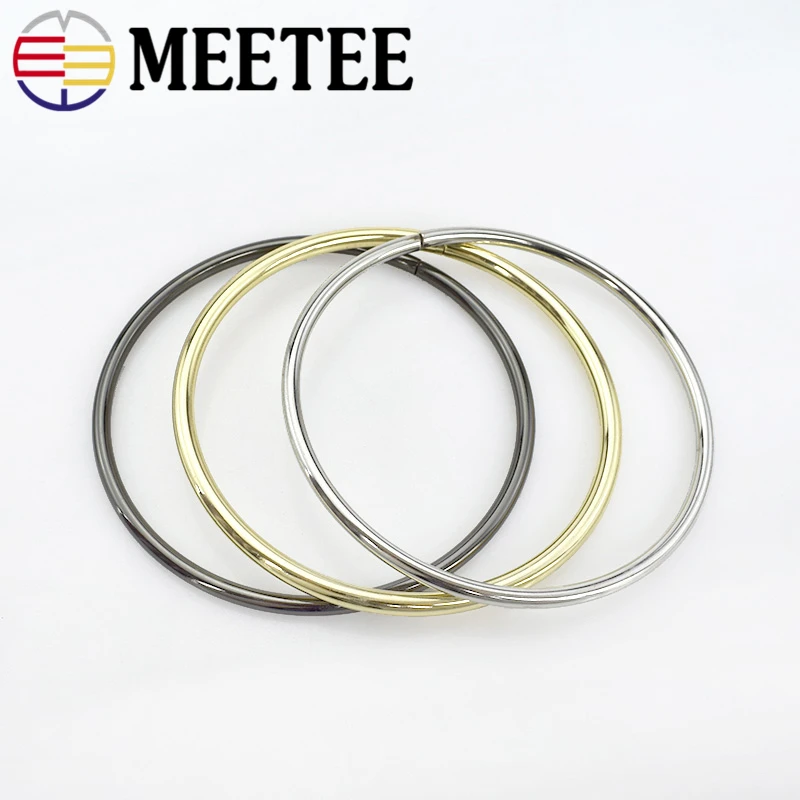 2Pcs Meetee 10cm Thick 5mm Metal O Ring Bags Frame Purse Handle for Luggage  Hardware Accessories Buckles DIY Crafts F1 77|metal buckle|ring  bucklehardware ring - AliExpress