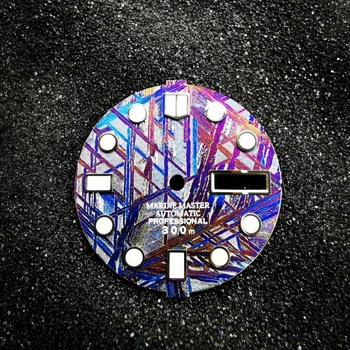 

Free Delivery Made for Seikomodified Universal Meteorite Dial Single Window Double Window Warrior Skx007 Abalone Large mm