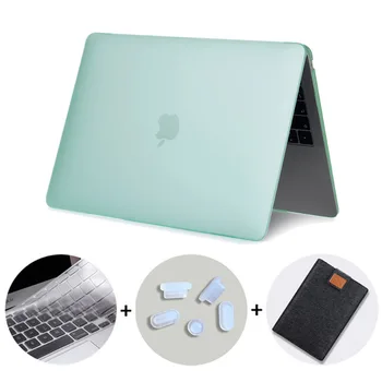 

New Matte laptop Case For Macbook Air Pro Retina 11 12 13 15 16 Touch Bar Hard Cover for macbook air 13.3 inch Laptop Bag Sleeve