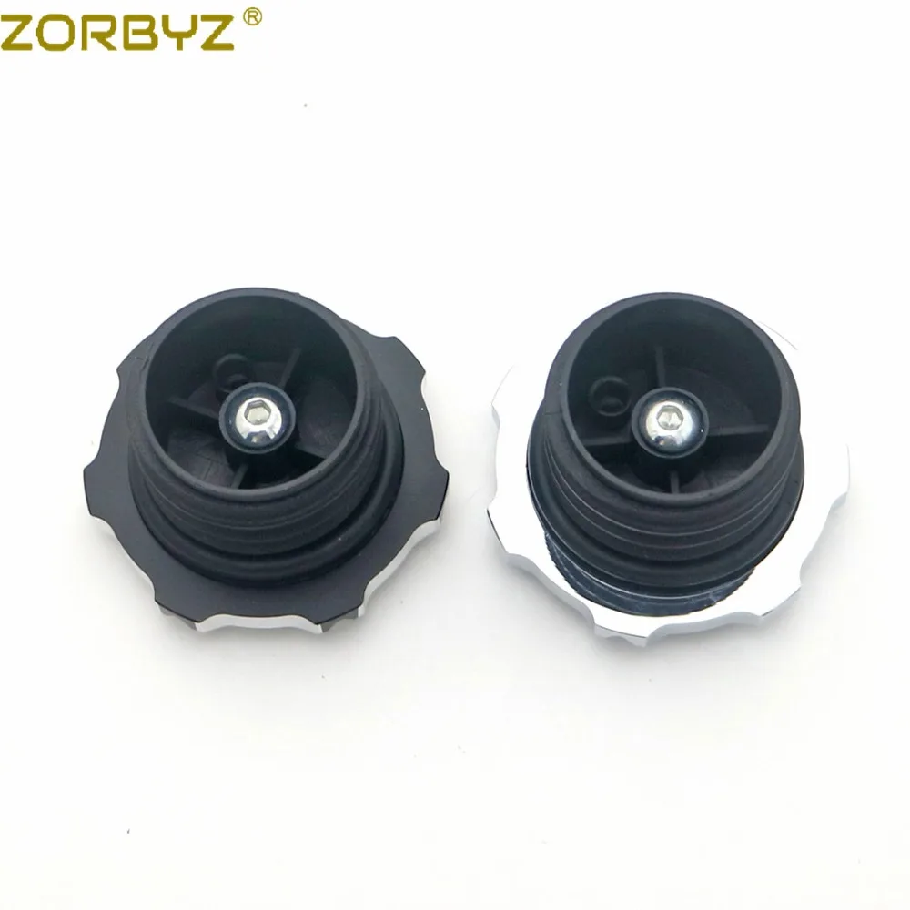 ZORBYZ черный/хром CNC Edge Cut вентилируемый газовый бак крышка топливная Крышка для Harley Sportster Road King Dyna