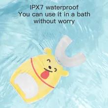 

Smart 360 Degrees Baby Kids Electric Toothbrush Silicon Automatic Ultrasonic Teeth Tooth Brush Cartoon Pattern Children