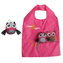 Милая форма Совы животные Складная хозяйственная сумка Экологичная Дамская Подарочная многоразовая сумка переносная Дорожная сумка на плечо#137