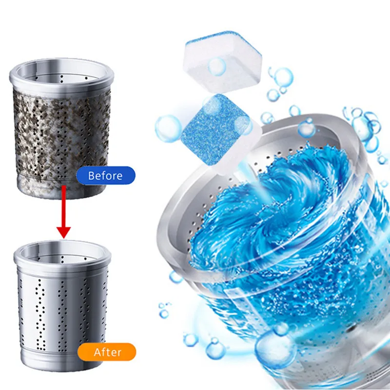

Washing Machine Cleaner Washer Tank Clean Detergent Effervescent Tablet Durable Deep Cleaning Tablets Household Cleaning Tools