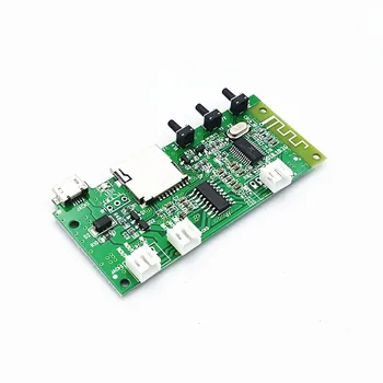 

Dual Channel 4.2 Bluetooth Audio Decoding Power Amplifier Board Tfcard MP3 Decoding Board 3.7V 3W Digital Bluetooth PCBA
