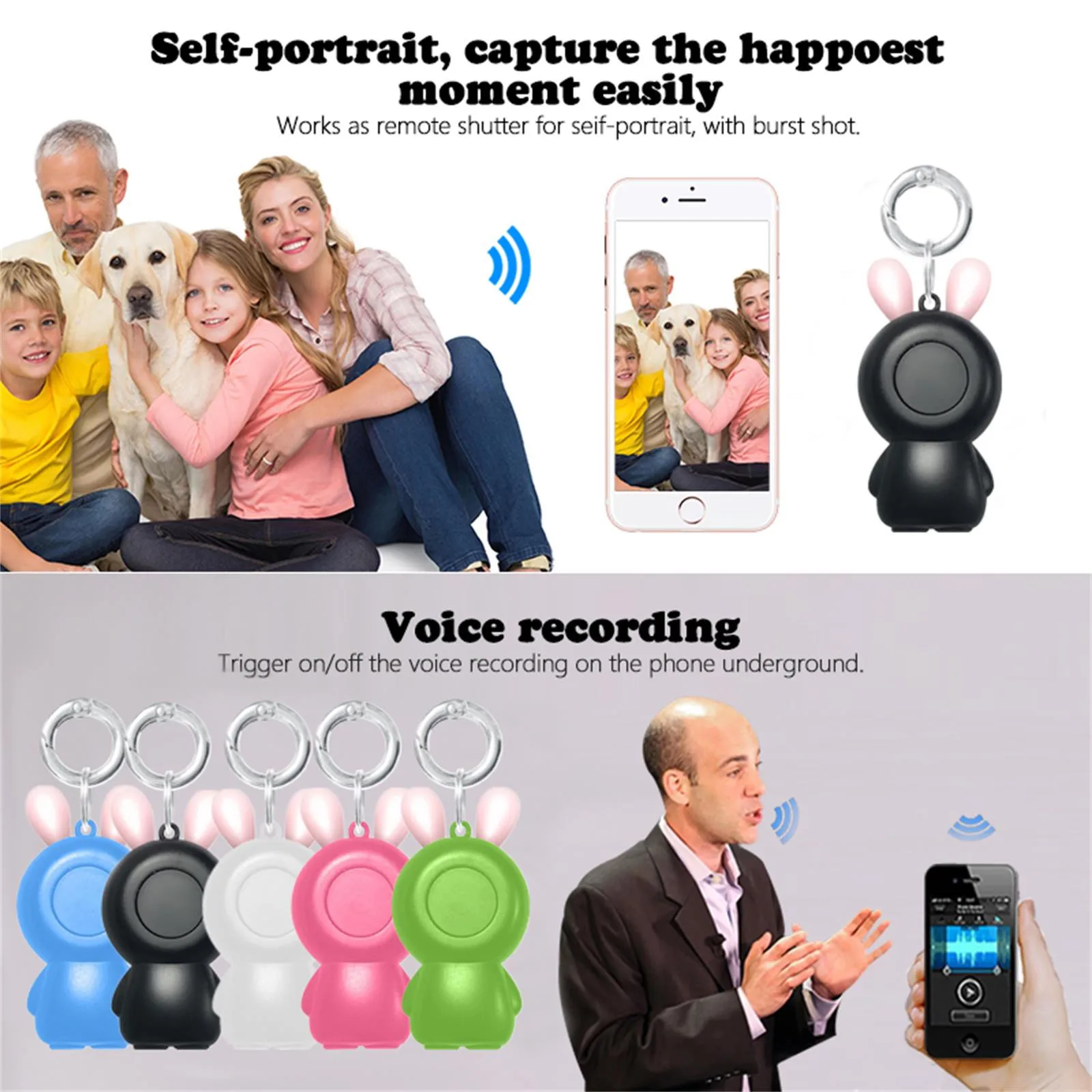 Mini Anti Lost Alarm Wallet KeyFinder Smart Tag Bluetooth Tracer GPS Locator Keychain Pet Dog Child Tag Tracker Key Finder