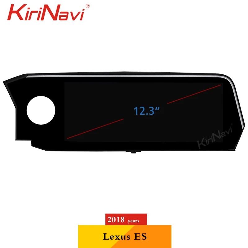 Discount KiriNavi 12.3" Octa Core Android 9.0 Car Stereo For Lexus ES GPS Navigation System Radio Multimedia Player 2018 1