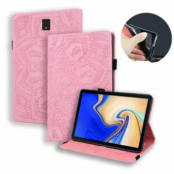 

Case For Samsung Galaxy Tab S4 2018 10.5'' T830 T835 SM-T835 Cover fundas Smart leather flower Card slot Stand wallet case