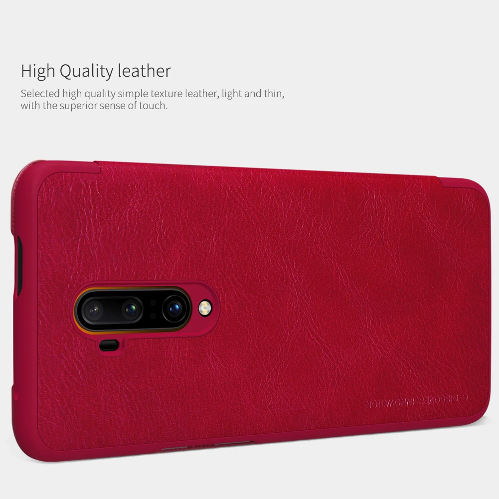 Для Oneplus 7T Pro Nillkin Qin кожаный чехол Nillkin Qin PU роскошный откидной кожаный чехол-кошелек чехол для телефона