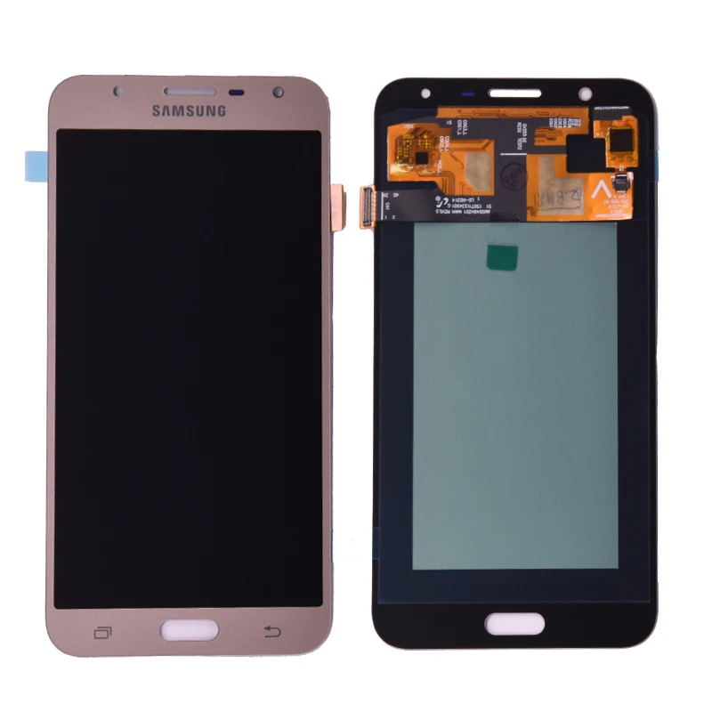 Ceny Oryginalny Amoled do Samsung Galaxy J7 nxt J701F J701M wyświetlacz LCD ekran dotykowy digitizer montaż dla j701 J7 neo J7 rdzeń lcd