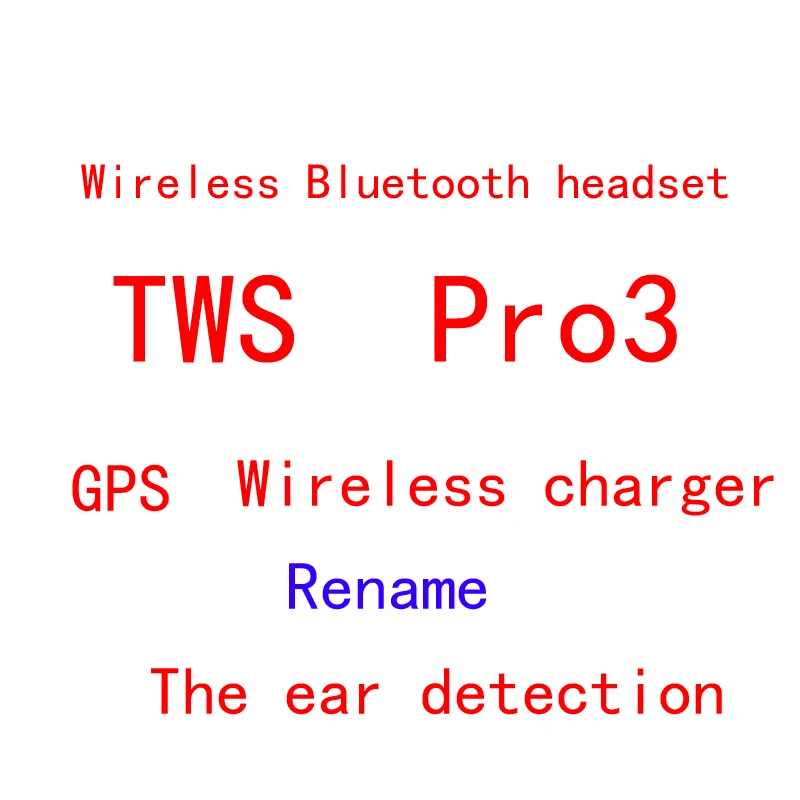 Auriculares TWS Air 2 Pro 3 Auriculares inalámbricos con Bluetooth, Auriculares deportivos con carga inalámbrica, alta calidad, originales