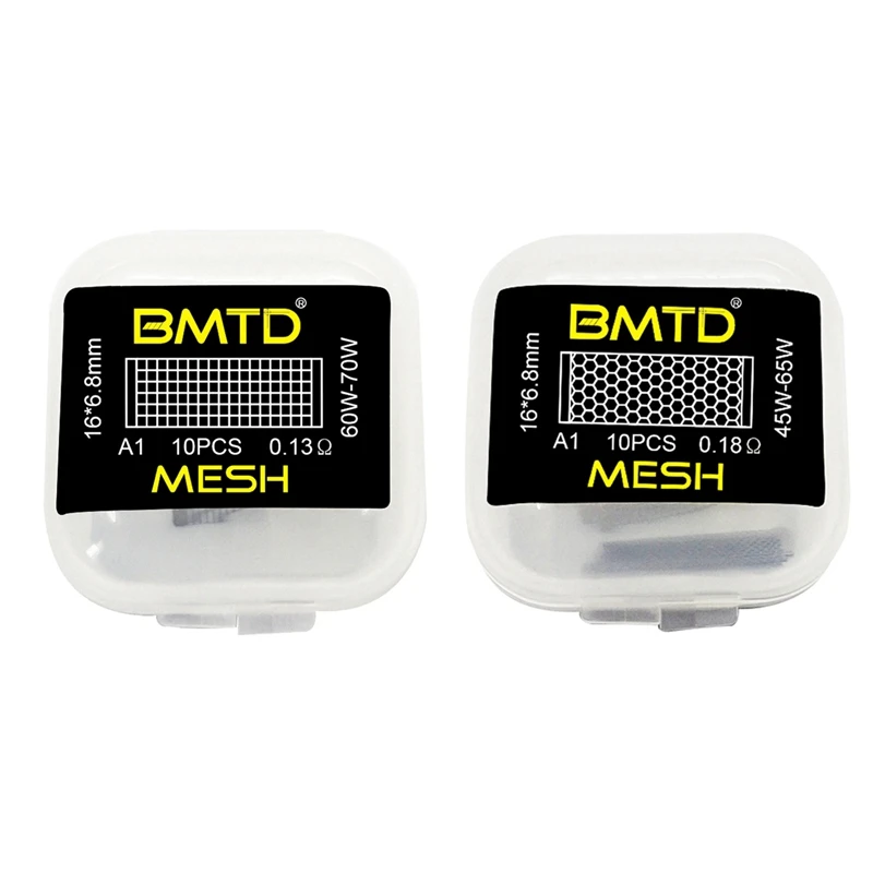 2x Bmtd 10 шт. сетки предварительно построенные катушки Ka1 0.13Ohm/0.18Ohm стиль провода для
