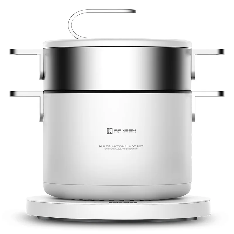 

Ribbon 1036E Dormitory Students Pot Multi-functional Household Hot Pot Noodle Cooking Useful Product Dormitory Small Power Small