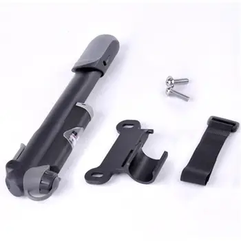 

Pocket Pump Mini Portable Cycling Bike Bicycle Tire Inflator Air Pump with Built-in Pressure Gauge & Bracket Fits