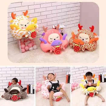 

Washable Plush Sofa Chair Cover without Filling Cotton Cartoon Hand-held Belt Toddler Baby Seat Home Textile Decoration
