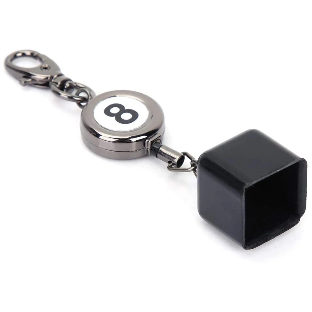 Description Picture 3 of itemSnooker Cue Chalk Holder with Retractable Key Ring, Pool Chalk Bag, Billiard Chalk Pocket