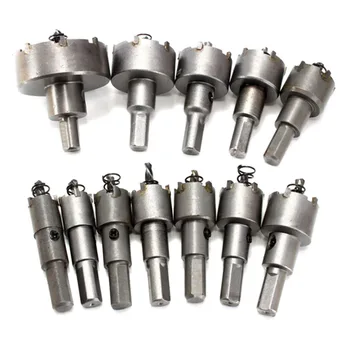 

12pcs Hole Saw Cutter Kit Drill Bit Set Stainless Steel Hole Opener Glass Hole Saw Cutter Tools Drill Bit Tools