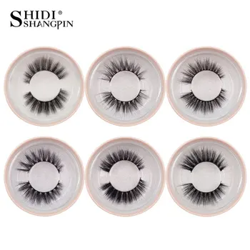 

1 Pair 100% 3D Real Mink Eyelashes Natural False Eyelashes Mink Lashes Makeup Soft Fake Eyelash Extension Handmade Eye lashes